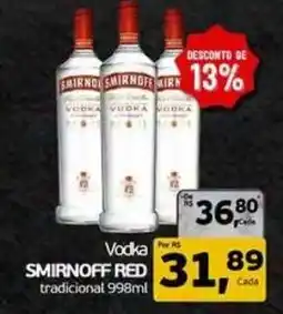 Cometa Supermercados Vodka smirnoff red tradicional oferta