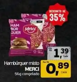 Cometa Supermercados Hambúrguer misto merci oferta