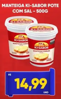 Tatico Manteiga ki-sabor pote com sal oferta