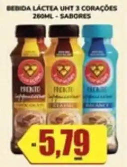 Costa Atacadão Bebida Láctea Uht 3 Corações oferta