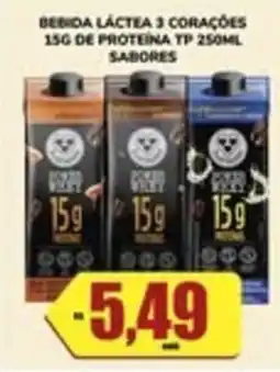 Costa Atacadão Bebida Láctea 3 Corações oferta