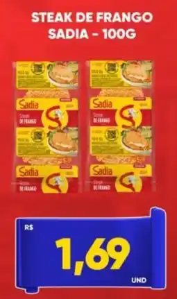 Tatico Steak de frango sadia oferta