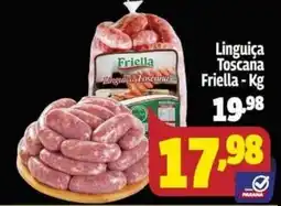 Supermercado Paraná Linguiça Toscana Friella oferta