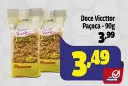Supermercado Paraná Doce Viccttor Paçoca oferta