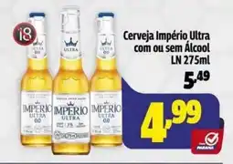 Supermercado Paraná Cerveja império ultra com ou sem álcool oferta