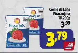 Supermercado Paraná Creme de Leite Piracanjuba oferta