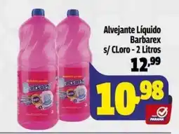 Supermercado Paraná Alvejante Líquido Barbarex s/ Cloro oferta