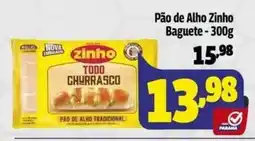 Supermercado Paraná Pão de alho zininho baguete oferta