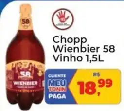 Tonin Superatacado Chopp Wienbier 58 Vinho 1,5L oferta