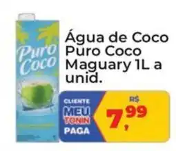 Tonin Superatacado Água de Coco Puro Coco Maguary oferta