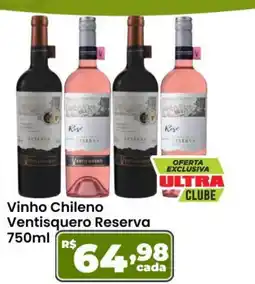 Ultrabox Vinho chileno ventisquero reserva oferta