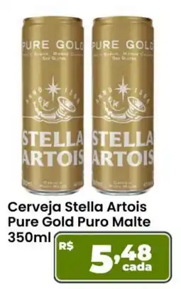 Ultrabox Cerveja stella artois pure gold puro malte oferta