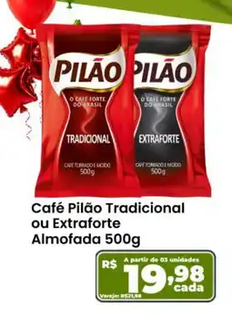 Ultrabox Café pilão tradicional ou extraforte almofada oferta