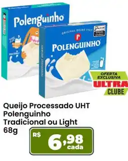 Ultrabox Queijo Processado UHT Polenguinho Tradicional ou Light oferta