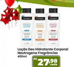 Ultrabox Loção deo hidratante corporal neutrogena fragrâncias oferta