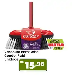 Ultrabox Vassoura com cabo condor rubi unidade oferta