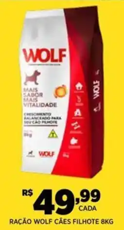 DB Supermercados Ração wolf cães filhote oferta