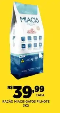 DB Supermercados Ração miacis gatos filhote oferta