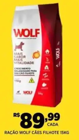 DB Supermercados Ração wolf cães filhote oferta