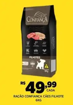 DB Supermercados Ração confiança cães filhote oferta