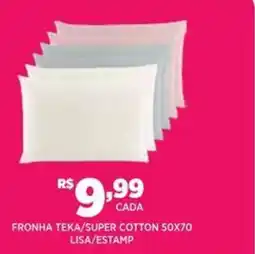 DB Supermercados Fronha teka super cotton lisa estamp oferta