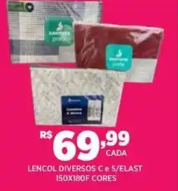 DB Supermercados Lencol diversos C E S/elast cores oferta