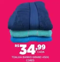 DB Supermercados Toalha banho grand cores oferta