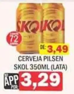 Supermercados Mendonça Cerveja pilsen skol oferta
