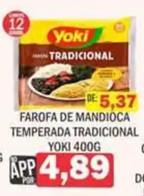 Farofa de mandioca temperada tradicional