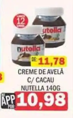 Supermercados Mendonça Creme de avelã c/ cacau nutella oferta