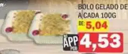 Supermercados Mendonça bolo gelado de oferta