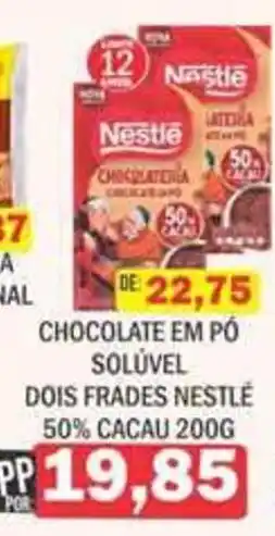 Supermercados Mendonça Chocolate em pó solúvel dois frades nestlé 50% cacao oferta