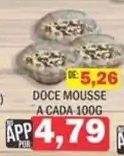 Supermercados Mendonça Doce mousse oferta