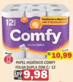 Supermercados Mendonça Papel higiênico comfy folha dupla oferta