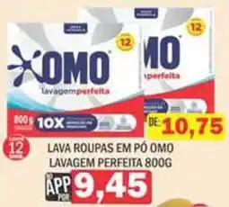 Supermercados Mendonça Lava roupas em pó omo lavagem perfeita oferta