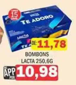 Supermercados Mendonça bombons lacta oferta