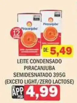 Supermercados Mendonça Leite condensado piracanjuba semidesnatado oferta