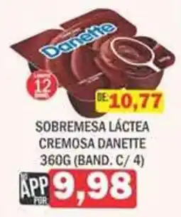 Supermercados Mendonça Sobremesa láctea cremosa danette oferta