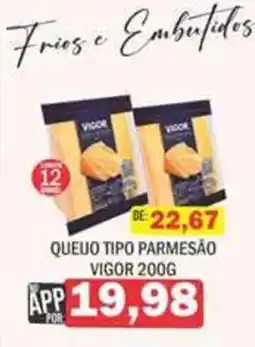 Supermercados Mendonça Queijo tipo parmesão vigor oferta