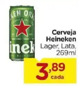Carrefour Cerveja Heineken Lager, Lata oferta