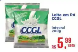 Supermercados Mateus Leite em Pó CCGL Integral oferta
