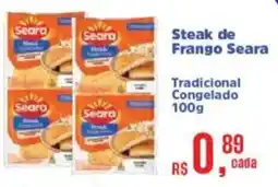 Supermercados Mateus Steak de Frango Seara oferta