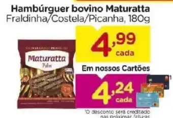 Carrefour Hambúrguer bovino Maturatta oferta