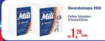 Supermercados Mateus Guardanapo Mili oferta