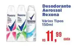 Supermercados Mateus Desodorante Aerosol Rexona Vários Tipos oferta
