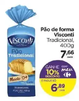 Carrefour Pão de forma Visconti Tradicional oferta