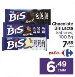 Carrefour Chocolate Bis Lacta Sabores oferta