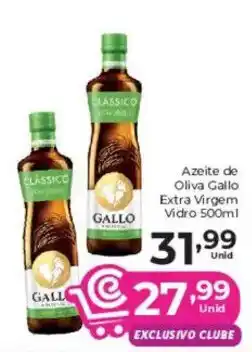 Comercial Esperança Azeite de Oliva Gallo Extra Virgem Vidro oferta