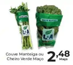 Comercial Esperança Couve Manteiga ou Cheiro Verde Maço oferta