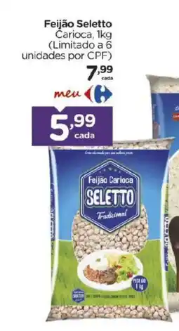 Carrefour Feijão Seletto Carioca oferta
